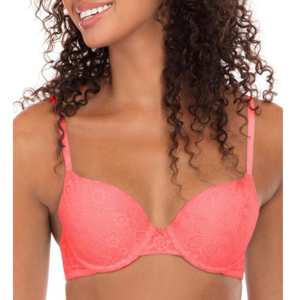 No Boundaries Allover Lace Push Up Bra, 38DD